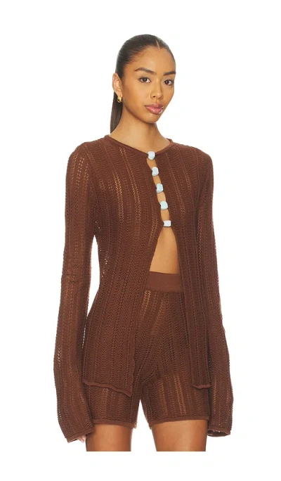 Baobab Corsica Top In Brown
