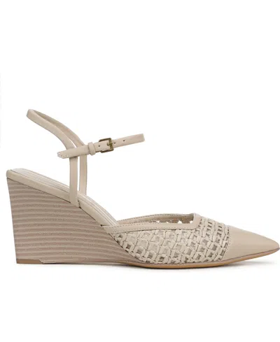 Franco Sarto Women's Cherie Pointed Toe Strappy Pumps In Neutral