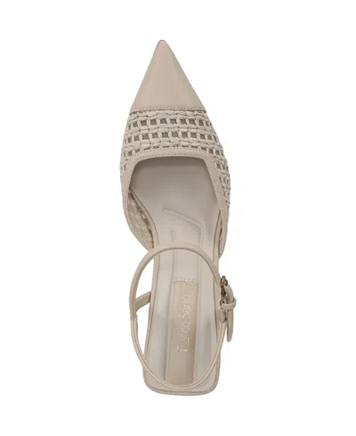 Franco Sarto Women's Cherie Pointed Toe Strappy Pumps In Neutral
