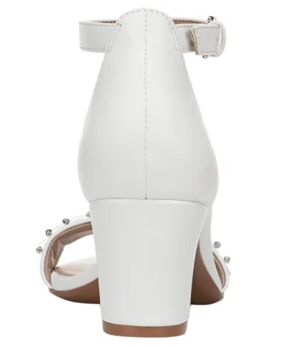 Naturalizer Vera Glow Ankle Strap Sandal In White