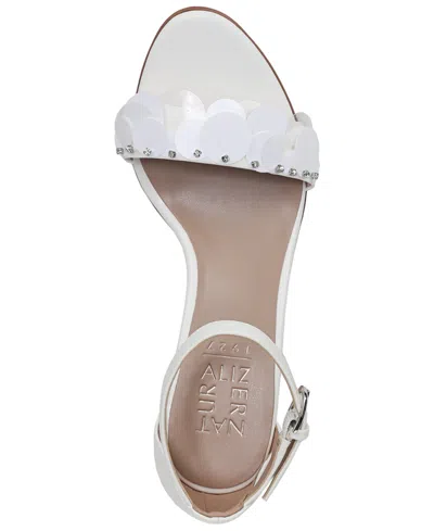 Naturalizer Vera Glow Ankle Strap Sandal In White
