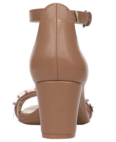 Naturalizer Vera Glow Ankle Strap Sandal In Brown