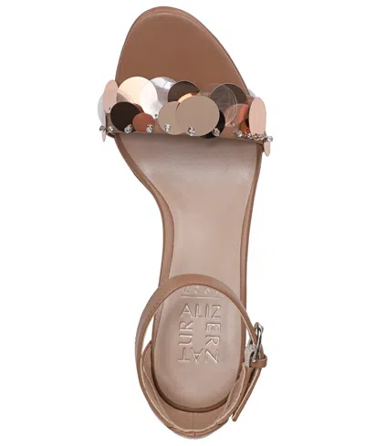 Naturalizer Vera Glow Ankle Strap Sandal In Brown