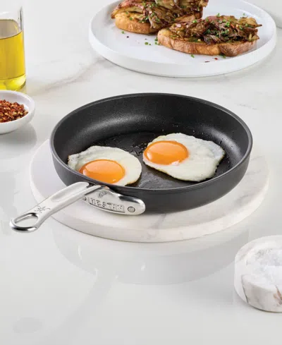 Hestan Titum Fusion Nonstick 2-pc. Egg Pan And Open Skillet Set In Black