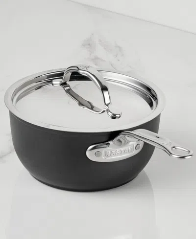 Hestan Titum Fusion Nonstick 2-quart Saucepan With Lid In Gray