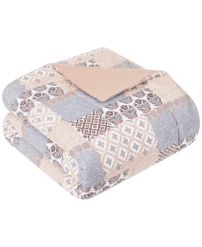 Macy's Pem America Francesca Patchwork 3-pc. Comforter Sets In Brown