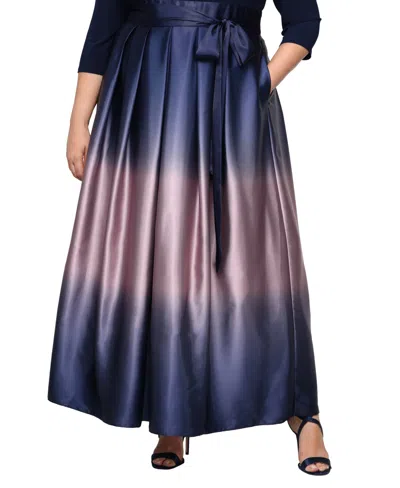 Sl Fashions Plus Size Ombre Ballgown In Multi | ModeSens