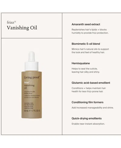 Living Proof No Frizz Vanishing Smooth Hair Oil In Brown
