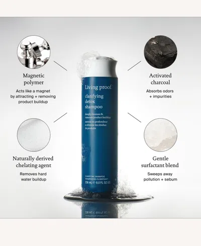Living Proof Clarifying Detox Shampoo 236ml In White