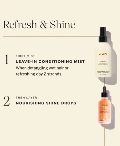 Jvn Hair Complete Leave-in Conditioning Mist, 2.02 Oz. In Transparent