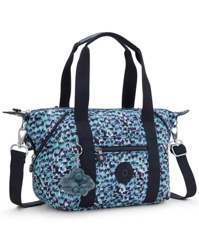 Kipling Art Mini Printed Shoulder Bag In Blue