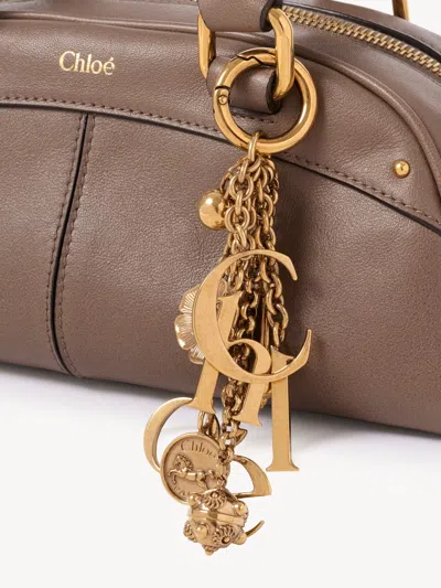 Chloé Small Bowling Top Handle Bag In Brown
