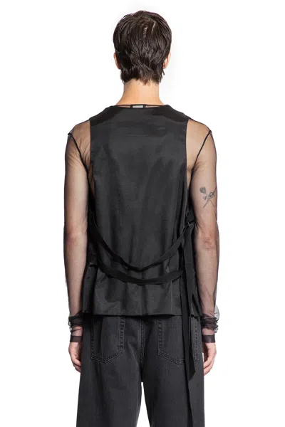 Ann Demeulemeester Juikko Classic Waistcoat In Black