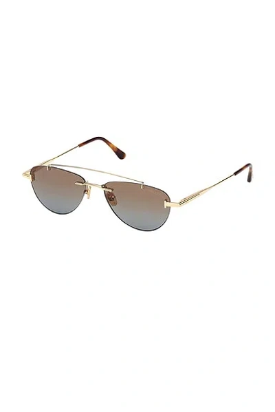Tom Ford Eyewear Pilot Frame Sunglasses