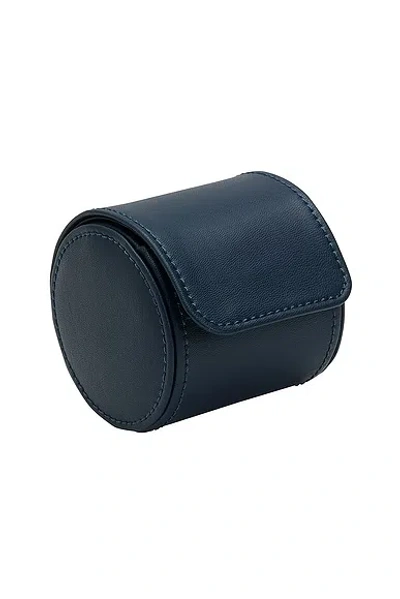 Wolf Earth Single Watch Roll In Blue