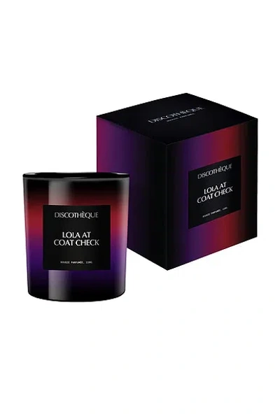 Discotheque Lola At Coat Check Candle In Multi
