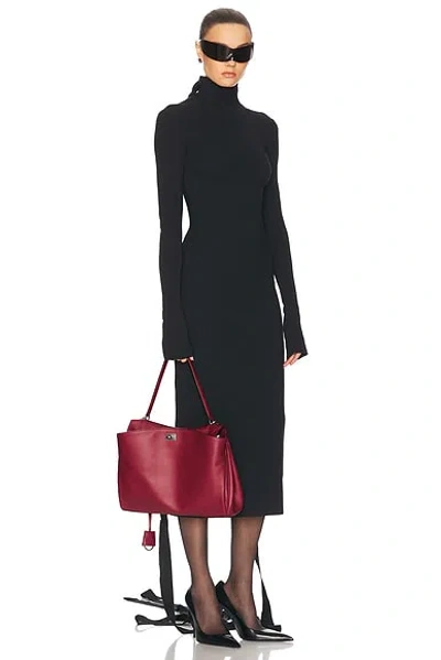 Balenciaga Rodeo Medium Top Handle Bag In Red