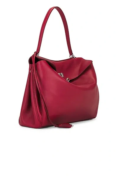 Balenciaga Rodeo Medium Top Handle Bag In Red