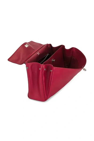 Balenciaga Rodeo Medium Top Handle Bag In Red