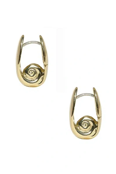 Leigh Miller Lucia Hoop Earrings In Gold