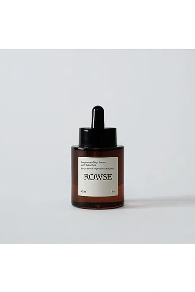 Rowse Regenerate Night Serum With Bakuchiol In Transparent