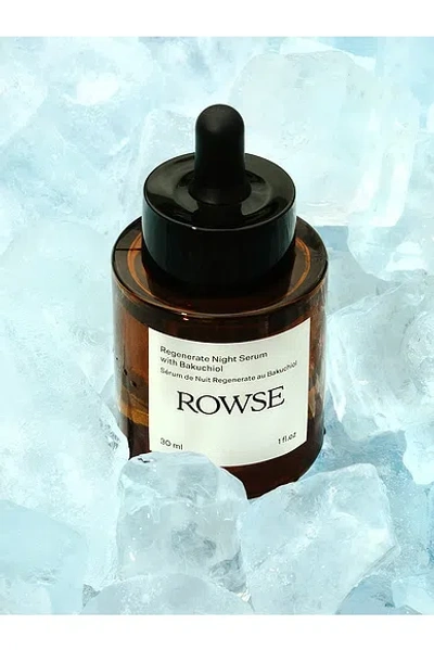 Rowse Regenerate Night Serum With Bakuchiol In Transparent