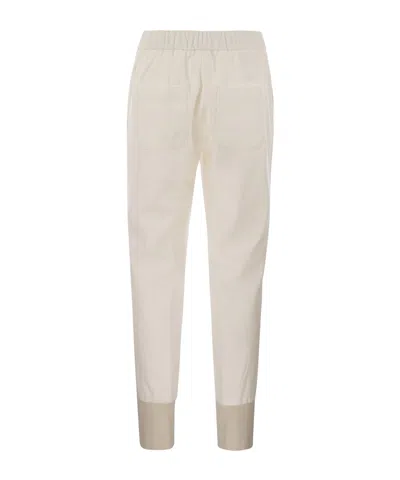 Peserico Drawstring-waist Track Trousers In Neutral