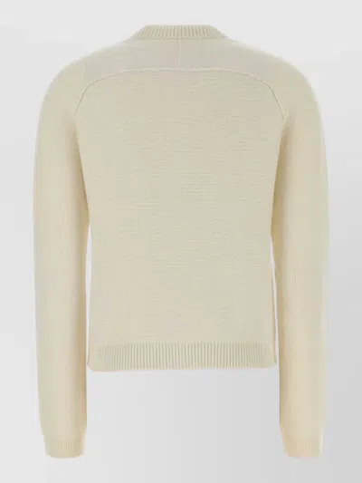 Gucci Women Wool And Cashmere Cardigan With Metal Horsebit In Neutral