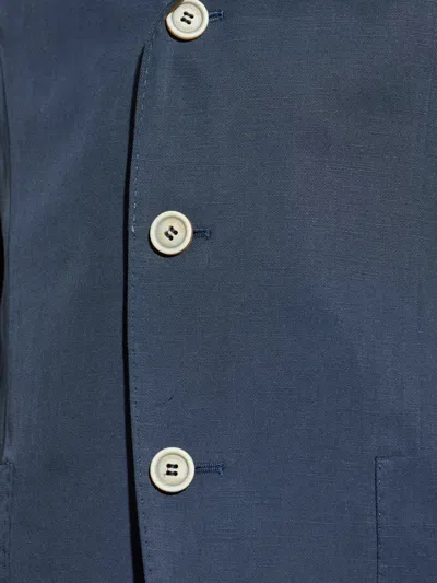Eleventy Button Single-breasted Blazer In Blue