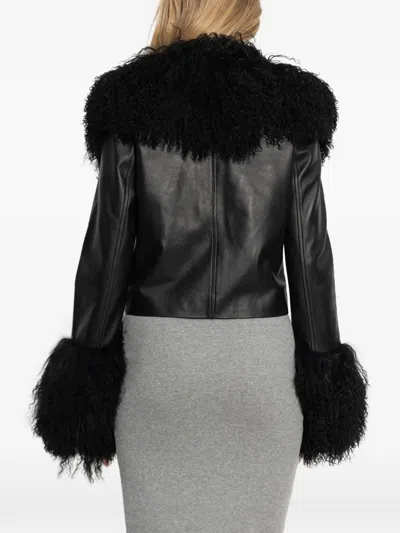 Stand Studio Mim Black Jacket In Black