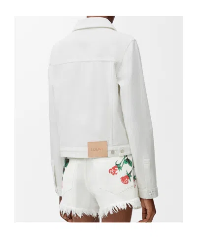 Loewe Denim Jacket In White