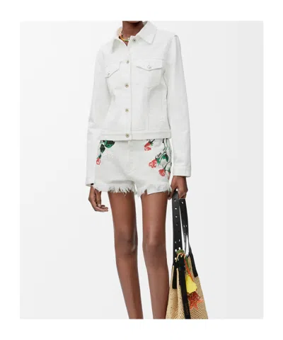 Loewe Denim Jacket In White