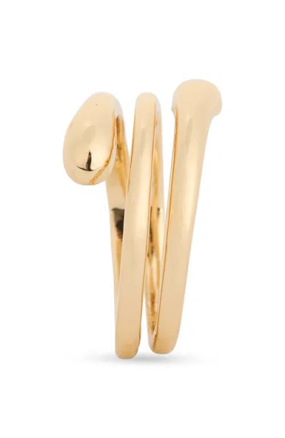 Nordstrom Rack Coil Wrap Ring In Gold