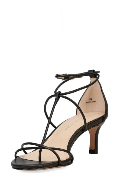 Pelle Moda Ura Leather Sandal In Black