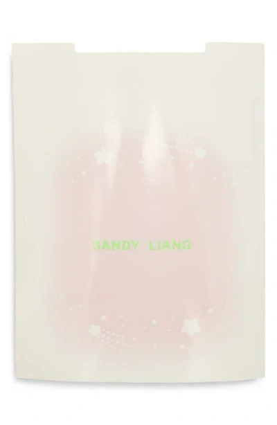 Sandy Liang Percy Print Tights In Red