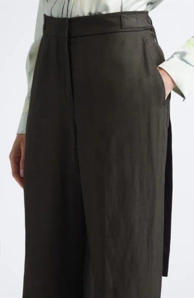 Jason Wu Collection Soft Suiting Flare Leg Pants In Green