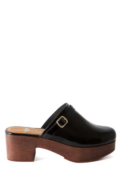 Fortress Abby Platform Clog In Black