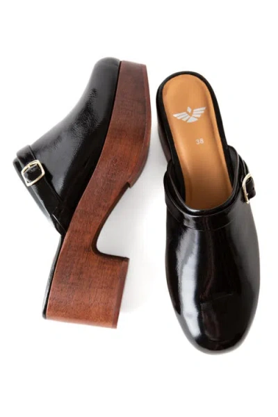 Fortress Abby Platform Clog In Black