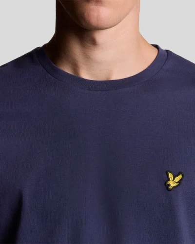 Lyle & Scott Plain Long Sleeve T-shirt In Blue