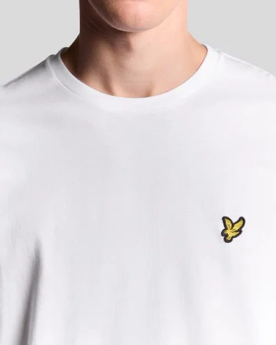 Lyle & Scott Plain Long Sleeve T-shirt In White