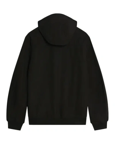 Lyle & Scott Mesh Back Long Sleeve Softshell Jacket In Black