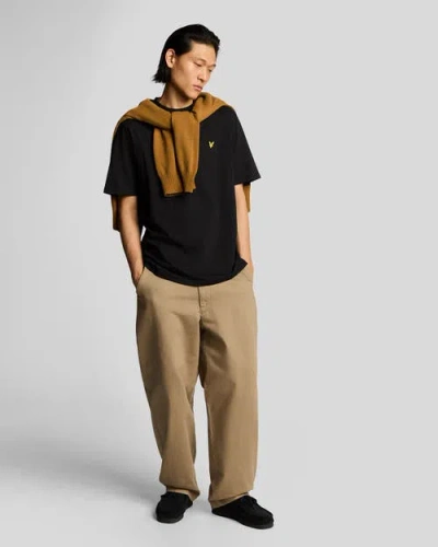 Lyle & Scott Oversized T-shirt In Black