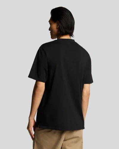 Lyle & Scott Oversized T-shirt In Black