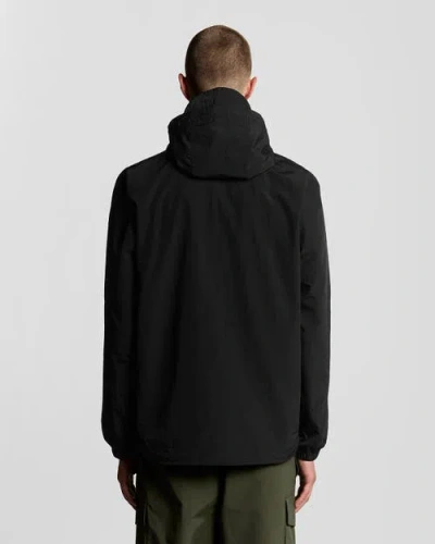 Lyle & Scott Fleece Back Softshell Jacket In Black