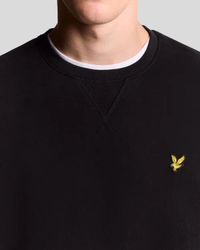 Lyle & Scott Plain Long Sleeve T-shirt In Black