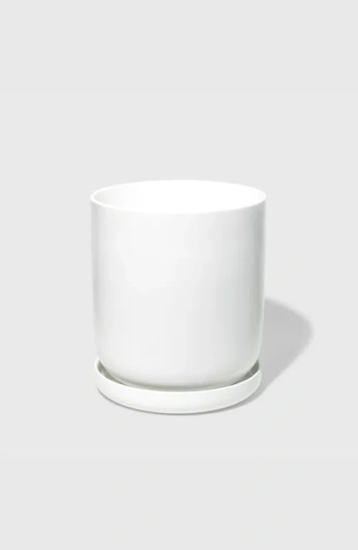 Public Goods Stoneware Planter In White