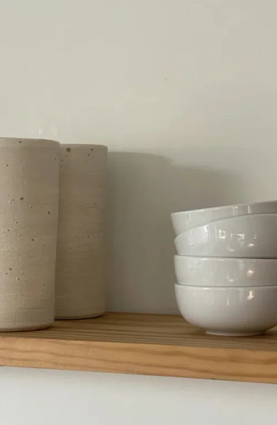 Public Goods Ceramic Cereal Bowls In White