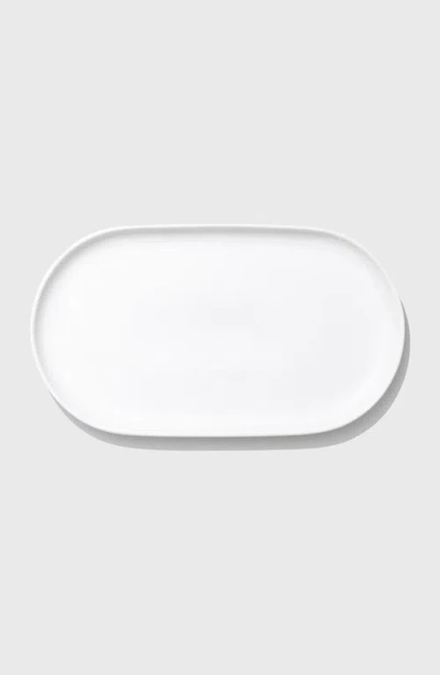 Public Goods Oval Ceramic Platter In White