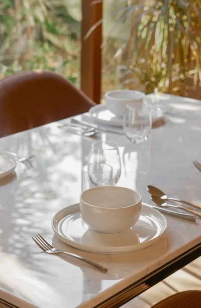 Public Goods Ceramic Dinner Plates In White