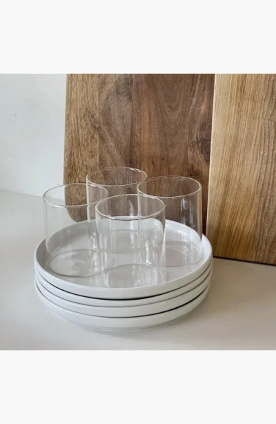 Public Goods Ceramic Dinner Plates In White